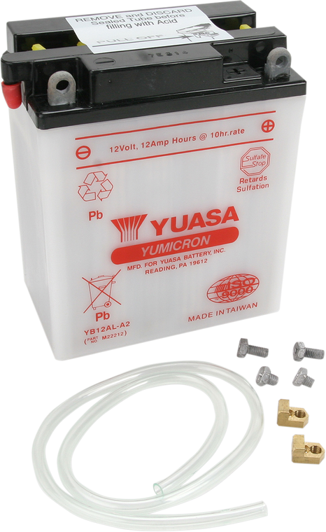 Yuasa - Battery - YB12AL-A2 - Conventional Battery  12 V - YUAM22212