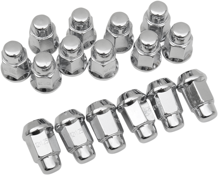 Itp - Lug Nut - Chrome - 12 mm - Lug Nuts - ALUG19BX
