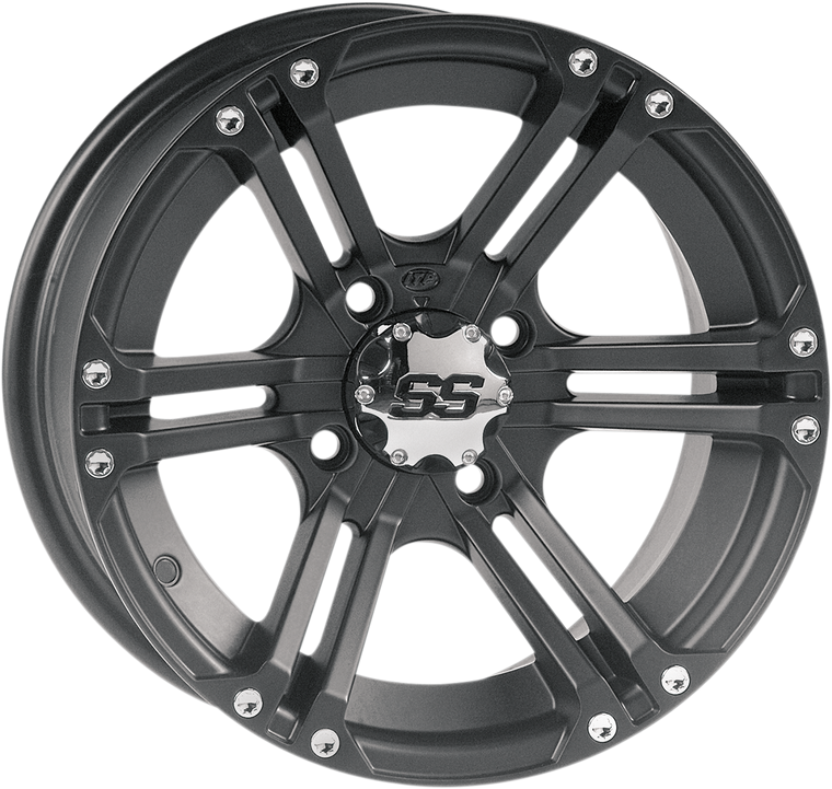 Itp - Wheel - SS212 Alloy - Front - Black - 14x6 - 4/156 - 4+2 - SS212 Alloy Wheel - 1428375536B