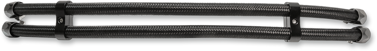Jagg Oil Coolers - Oil Line Upgrade Kit - Black - 3' - Oil Hose Upgrade Kit - 211-JLWN06