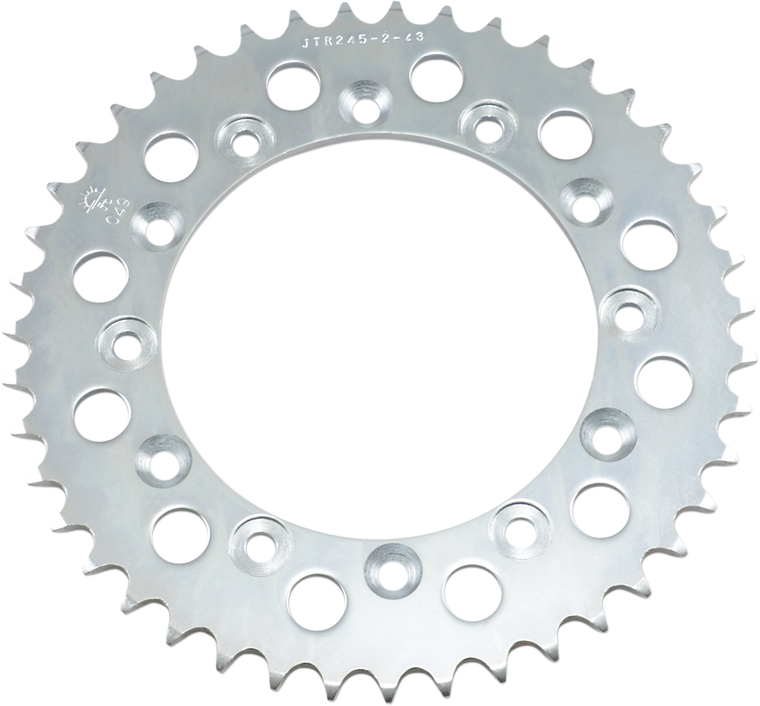 Jt Sprockets - Sprocket - Rear - Honda - 43-Tooth - Steel Rear Sprocket - JTR245/2.43