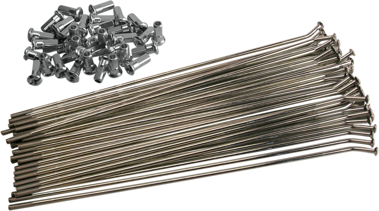 Moose Racing - Spoke Set - Coated Steel - Front - 21" - Coated Steel Spoke Set - 1-20-411-S