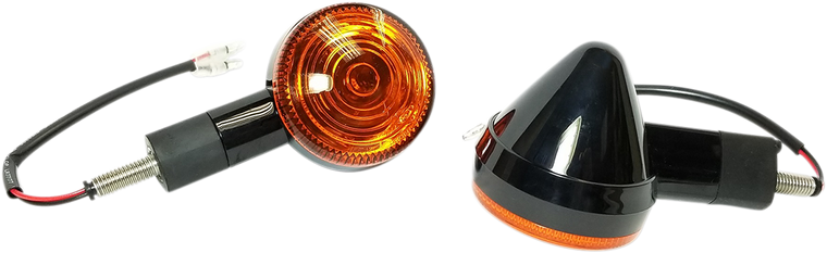 K&s Technologies - DOT Turn Signal - Amber/Black - DOT/E-Marked Aluminum Body Turn Signals - 25-9563