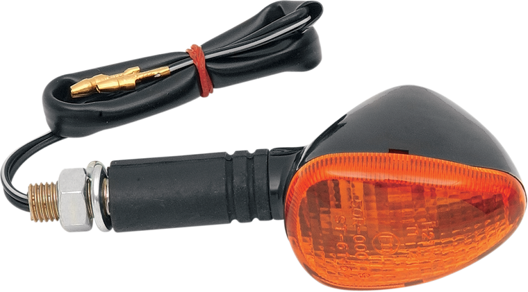 K&s Technologies - Marker Lights - Dual Filament - Black/Amber - Compact Flexible Marker Lights - 25-8405