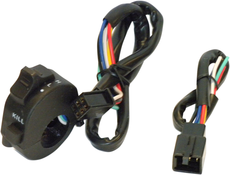 K&s Technologies - Headlight/Kill Switch - 6 Pin - 7/8" Handlebars - Universal Headlight with Kill Switch - 12-0050CN