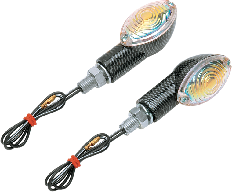 K&s Technologies - Ultra Mini Marker Lights - Carbon/Rainbow - LED Ultra Mini Marker Lights - 25-8362