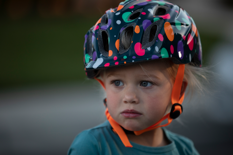 Kali - Child Chakra Lighted Helmet - Confetti - Gloss Teal - XS - Child Chakra Lighted Confetti Helmet - 221022134