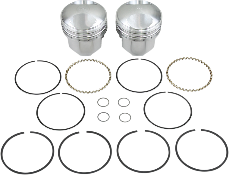Kb Performance - Piston Kit - FX/FL - Hypereutectic Piston Kit - KB263.040