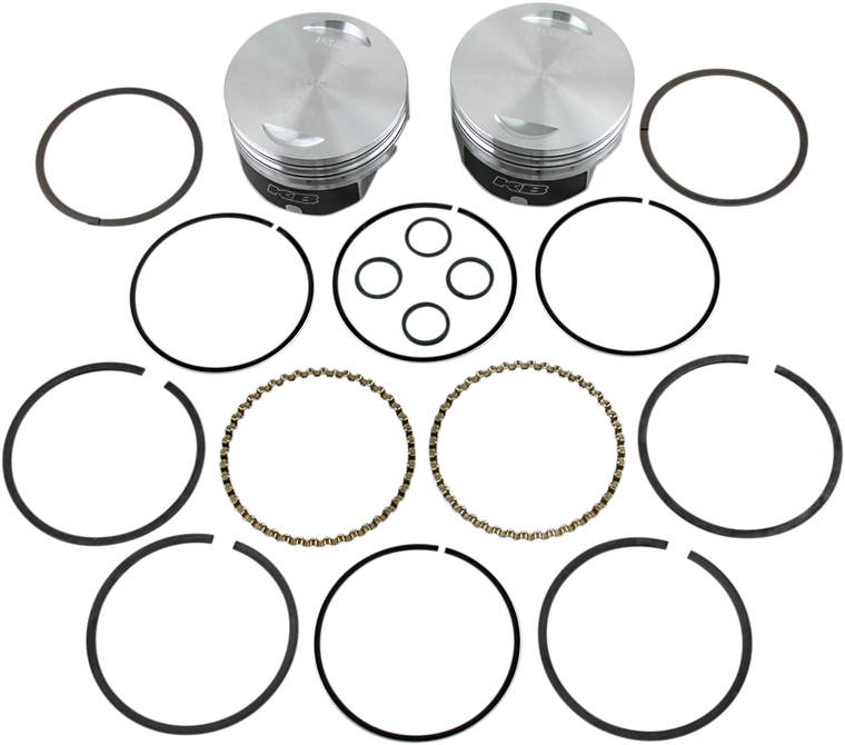 Kb Performance - Piston Kit - Twin Cam - Hypereutectic Piston Kit - KB348.005