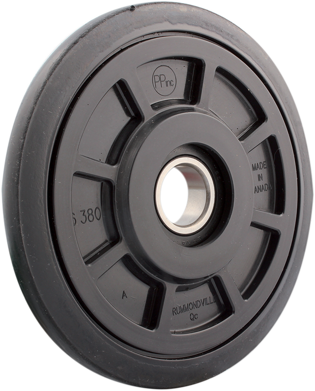 Kimpex - Idler Wheel with Bearing 6205-2RS - Without Insert - Black - Group 7 - 6.38" OD x 1" ID - Idler Wheel - 298933