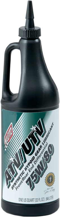 Klotz Oil - ATV Gear Oil - 75W-80 - 1 U.S. quart - ATV/UTV Front/Rear End Differential Lubricant - ATVUTV-7580