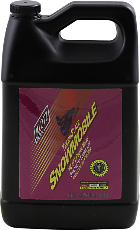 Klotz Oil - Snowmobile TechniPlate Synthetic 2-Stroke Oil - 1 U.S. gal. - Snowmobile TechniPlate Synthetic 2-Stroke Oil - KL-216