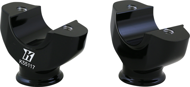 Kodlin Motorcycle - Risers - Lower - Black - Lower Risers - K55117