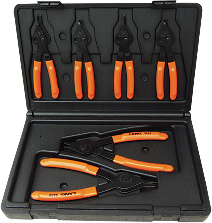 Lang Tools - Plier Snap Ring Set - 6-Piece - 6-Piece Snap Ring Plier Set - 3497