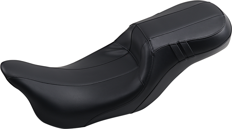 Le Pera - Outcast Daddy Long Legs Seat - 2-Up - Without Backrest - Carbon Fiber - Black - FLH - Outcast Daddy Long Legs Seat - LK-997DLGT3