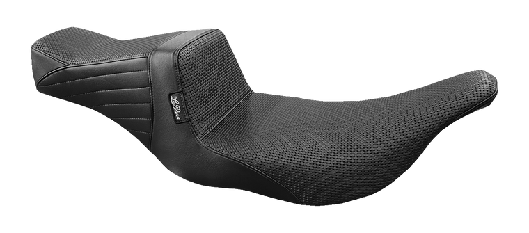 Le Pera - Tailwhip Seat - Basketweave - Black - FL '97-'07 - Tailwhip Seat - LH-587BW