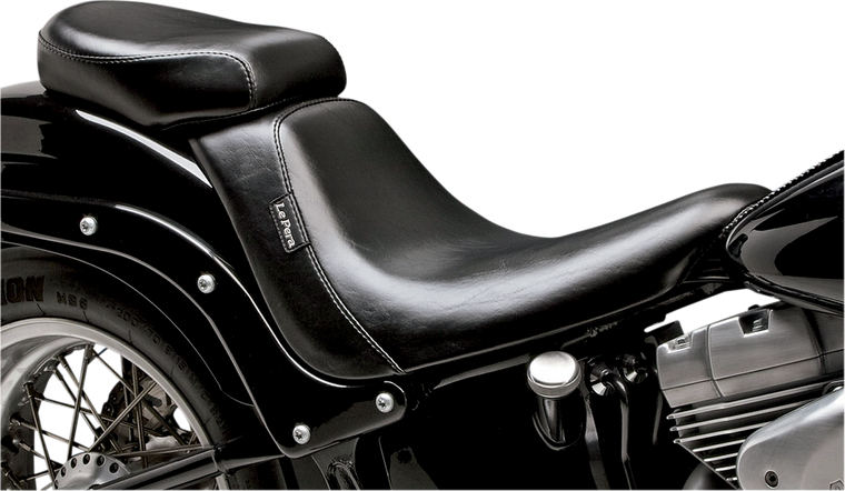 Le Pera - Bare Bones Pillion Pad - Smooth - Black - FXST '06-'10 - Bare Bones Series Pillion Pad  Smooth - LK-007PDX
