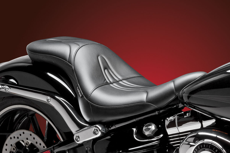 Le Pera - Sorrento 2-Up Seat - Stitched - Black - FXSB '13-'17 - Sorrento 2-Up Seat - LKB-900