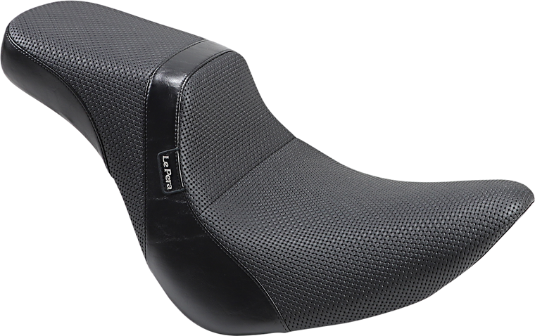 Le Pera - Daytona 2-Up Seat - Without Backrest - Basketweave - Black - FLFB - Daytona 2-Up Seat - LYO-543BW