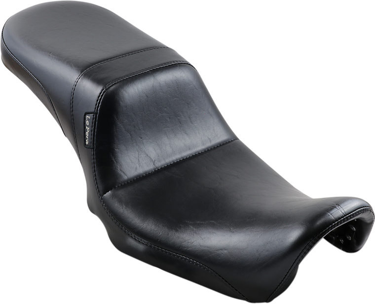 Le Pera - Daytona 2-Up Seat - Without Backrest - Smooth - Black - Dyna - Daytona 2-Up Seat - LK-515