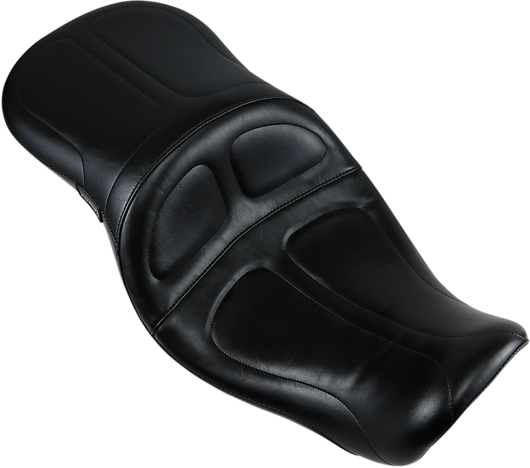 Le Pera - Maverick Seat - Without Backrest - Stitched - Black - FXD '06-'17 - Maverick Seat - LK-970