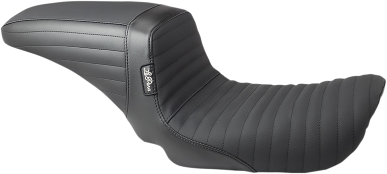 Le Pera - Kickflip Seat - Pleated w/ Gripp Tape - Black - FXD '04-'05 - Kickflip Seat  Pleated w/Gripp Tape - LF-591PTGP Le Pera - Kickflip Seat - Pleated w/ Gripp Tape - Black - FXD '04-'05 - Kickflip Seat  Pleated w/Gripp Tape - LF-591PTGP
