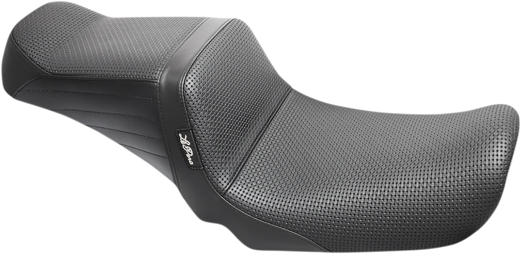 Le Pera - Tailwhip Seat - Basketweave - Black - FXD '06-'17 - Tailwhip Seat - LK-581BW