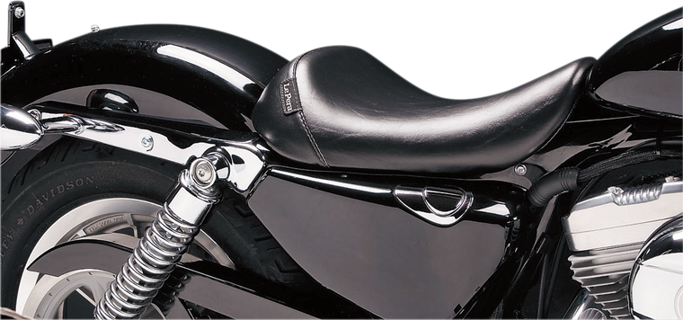 Le Pera - Bare Bones Solo Seat - Smooth - Black - XL - Bare Bones  Solo Seat - LF-006