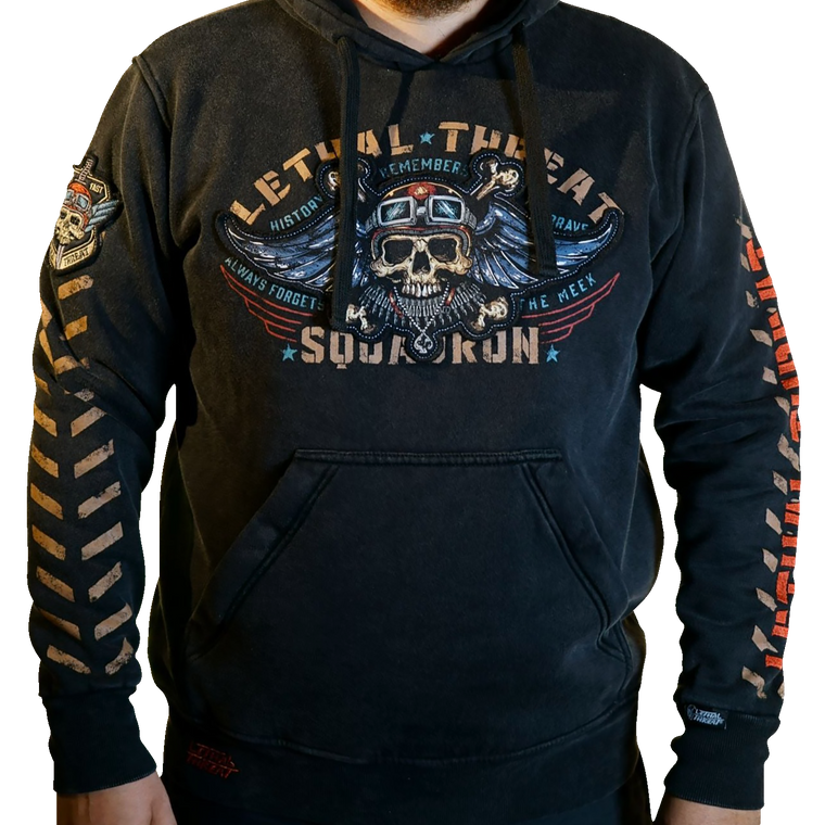 Lethal Threat - Flight and Fight Hoodie - Black - XL - Flight and Fight Hoodie - HD84076XL Lethal Threat - Flight and Fight Hoodie - Black - XL - Flight and Fight Hoodie - HD84076XL