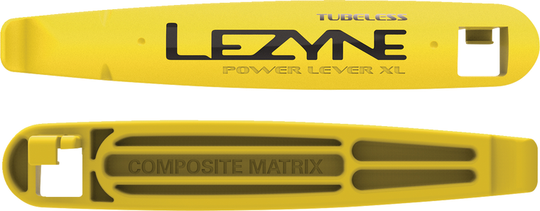 Lezyne - Power XL Tire Levers - Yellow - Power Lever XL Tire Levers - 1TLTBLSV116