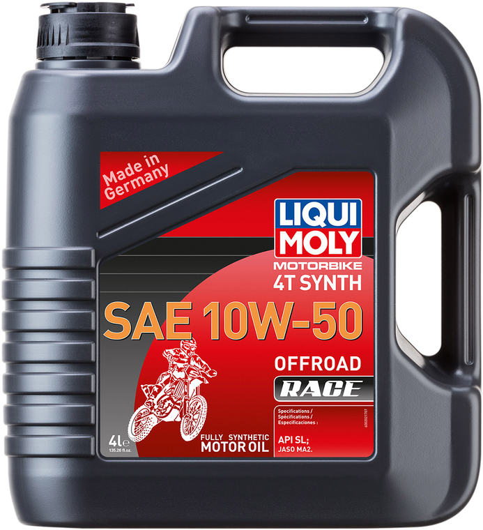Liqui Moly - Off-Road Synthetic Oil - 10W-50 - 4L - Offroad Race Synthetic 4T Engine Oil - 20080