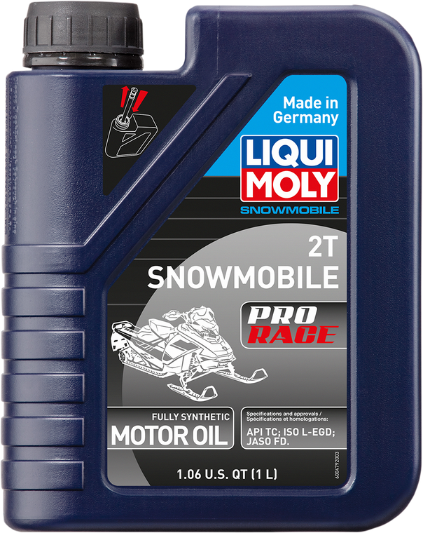 Liqui Moly - Snowmobile Pro Race Synthetic 2T Oil - 1L - Snowmobile Pro Race Synthetic 2T Oil - 20144