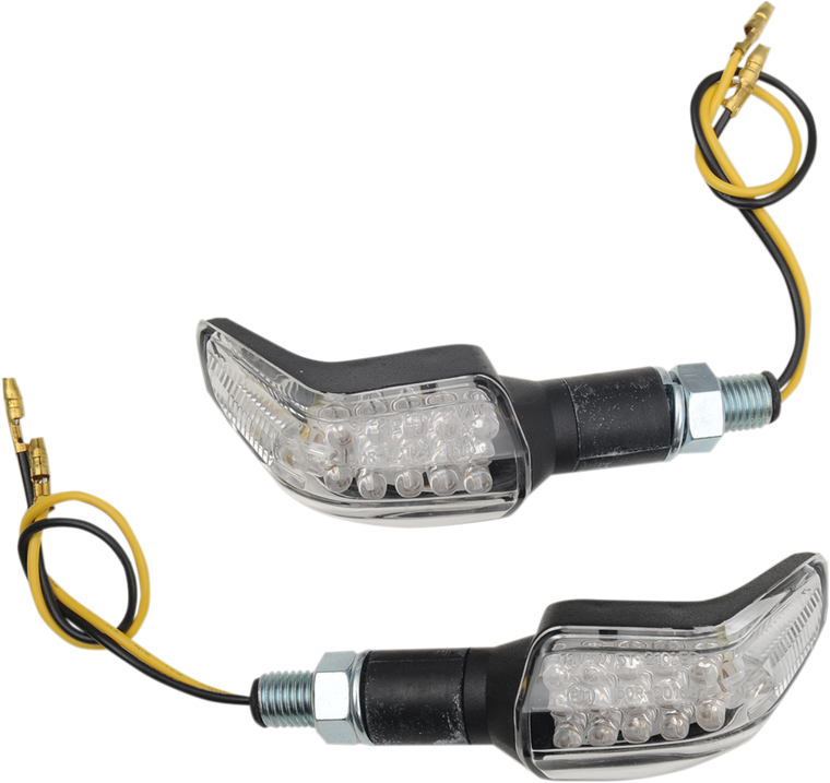 Moto Mph - Marker Lights - Melted - Black Matte - Melted LED Marker Light - MPH-1210