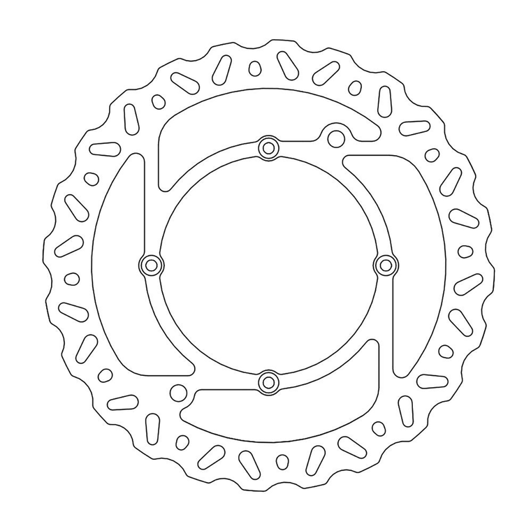 Moto-master - Brake Rotor - Front - Nitro - Brake Rotors - 110404-PU