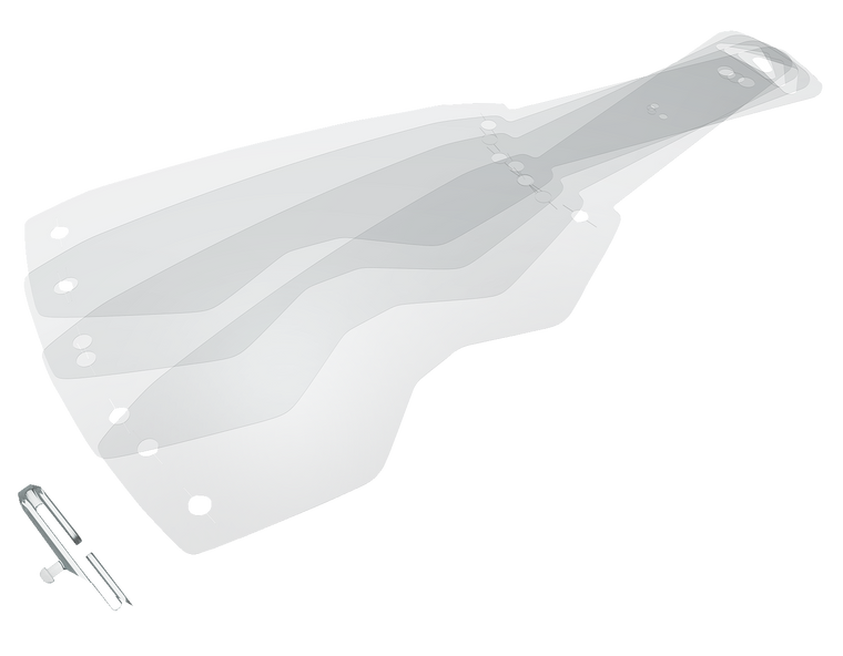 Scott - Prospect/Fury Tear-Offs - Laminated/Seal - (2) 7 Pack - Prospect/Fury Goggle Tear-Offs - 287956-222