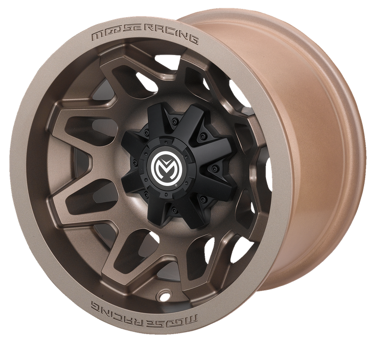 Moose Utility - Wheel - 416X - Rear - Bronze - 12x8 - 4/156 - 4+4 - 416X Wheel - 416MO128156BZ4