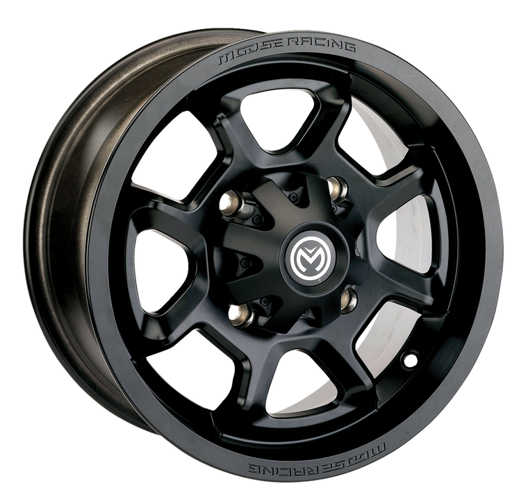 Moose Utility - Wheel - 415X - Front/Rear - Black - 14x7 - 4/156 - 4+3 - 415X Wheel - 415MO147156MB4