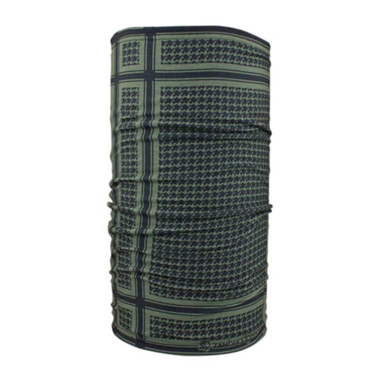 Balboa - Motley Tube, Fleece Lined, Houndstooth, Olive - TF235 Balboa - Motley Tube, Fleece Lined, Houndstooth, Olive - TF235