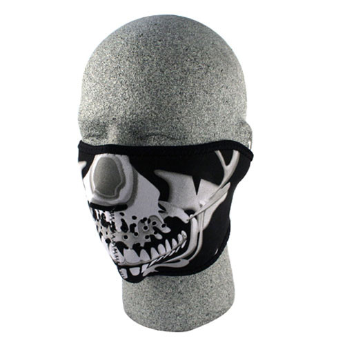 Balboa - Neoprene 1/2 Face Mask, Chromeskull - WNFM023H