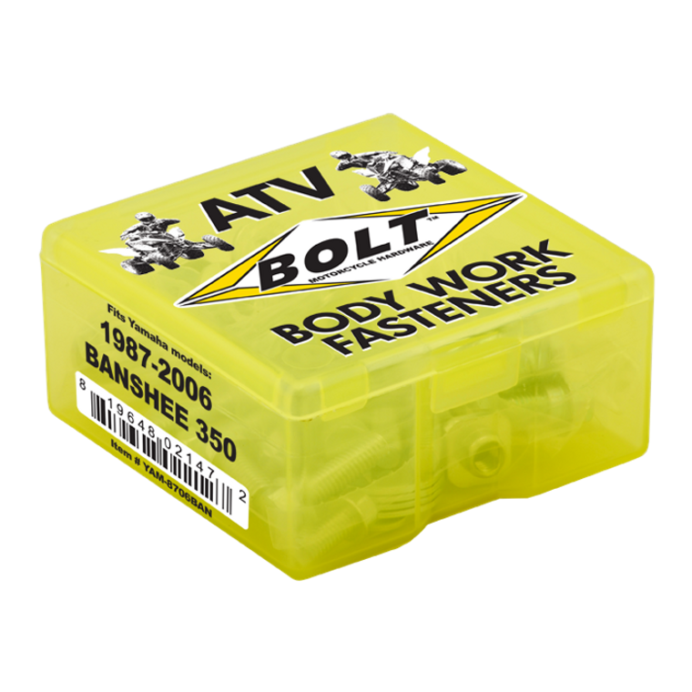 Bolt Motorcycle Hardware, Inc - Body Work Fastener Kit Atv - YAM-8706BAN Bolt Motorcycle Hardware, Inc - Body Work Fastener Kit Atv - YAM-8706BAN