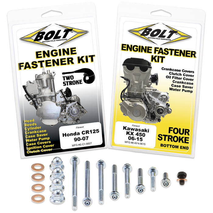 Bolt Motorcycle Hardware, Inc - Engine Fastener Kit Hon 4-strk - E-CF2-0409