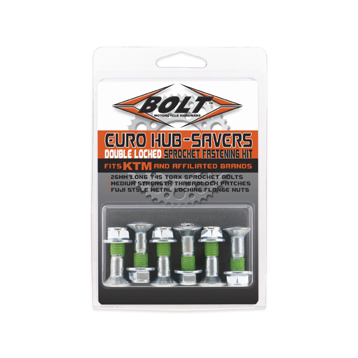 Bolt Motorcycle Hardware, Inc - Hub-savers Euro Style-6/pk - 2008-HS.EU