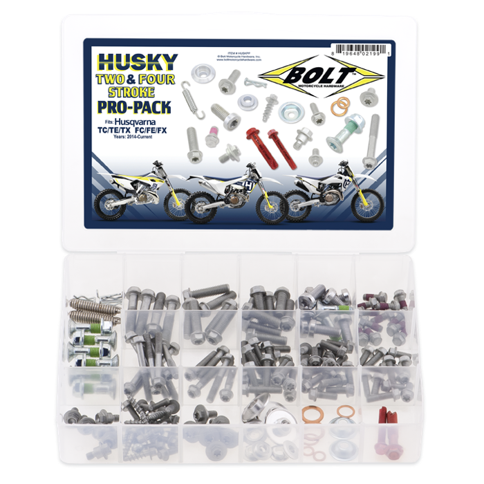 Bolt Motorcycle Hardware, Inc - Propack For Husky 2 & 4-stk - HUSKPP
