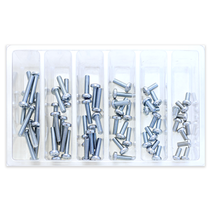 Bolt Motorcycle Hardware, Inc - Svc M5 Pan Head Phillips Asst - SV-M5PAN