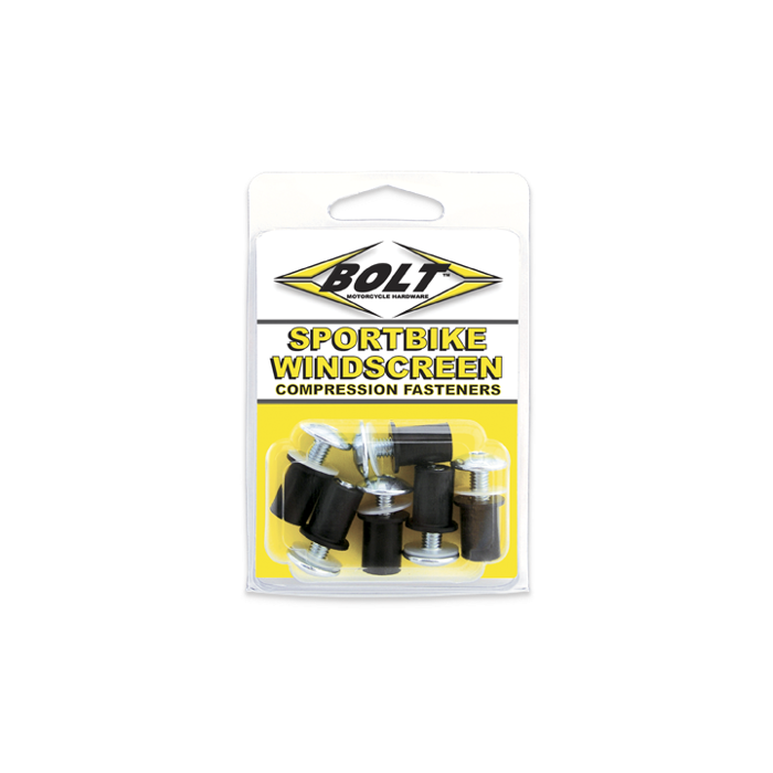 Bolt Motorcycle Hardware, Inc - Windscreen Fastener Kit 6/pk - 2009-WSF