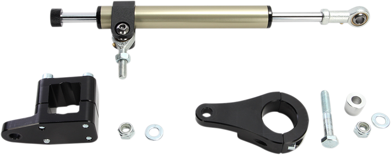 Moose Racing - 7-Way Steering Stabilizer - Black - 7-Way Steering Stabilizer  Non-Rebuildable - BTS-S543-BK