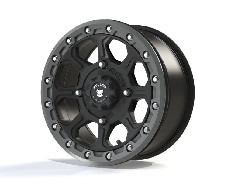 Bullite Wheels & Accessories - Ruler Wheel Black/gun Metal, 15x7.0, 4/137, 5+2 - BT031570461021