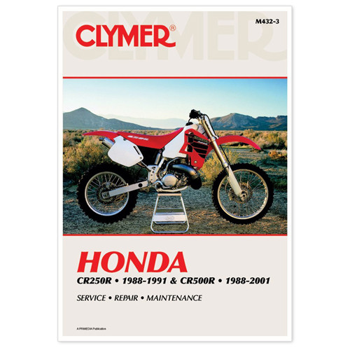 Clymer Manuals - Service Manual - Honda Cr250r (88-91), Cr500r (88-01) - CM4323