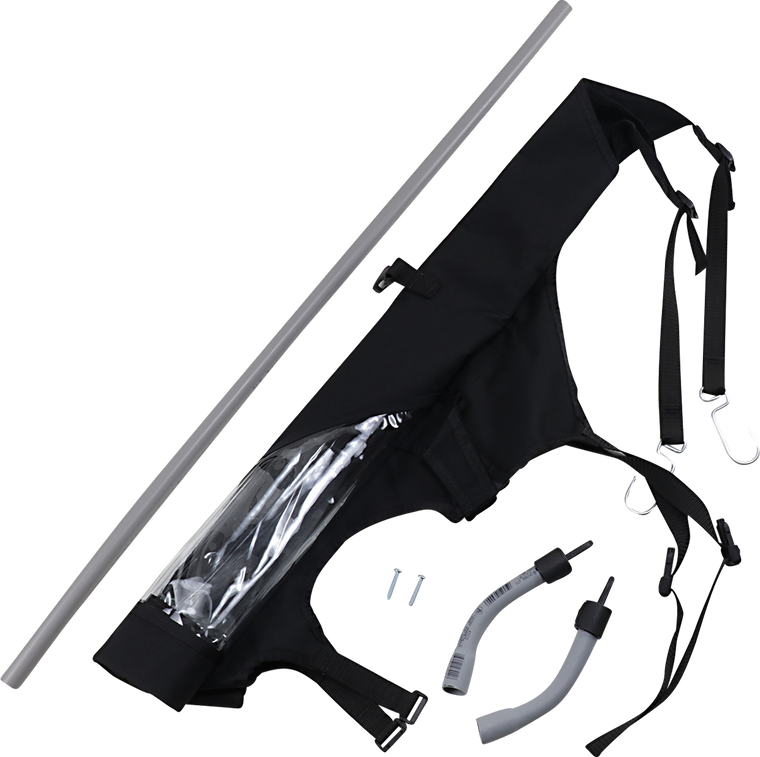 Moose Utility - Rear Dust Panel - YXZ - UTV Rear Windscreen - YYXZRW-11