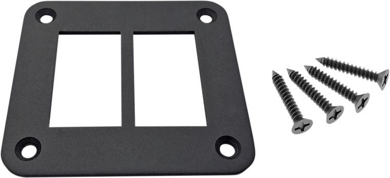 Moose Utility - Universal Dash Plate - 2 Switches - Universal Dash Plate - 2PP-ADA